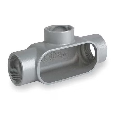 Hubbell Killark T67 Conduit Outlet Body, Iron, 2 In.