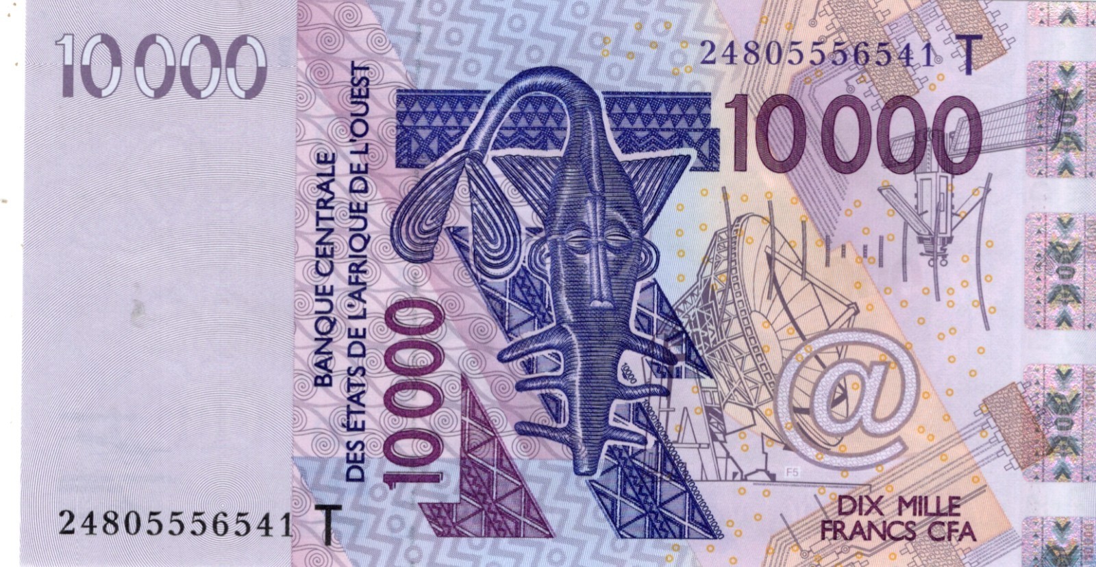 WEST AFRICAN STATES 10000 FRANCS 2024 TOGO P 818. UNC CONDITION. 5RW 21AGO