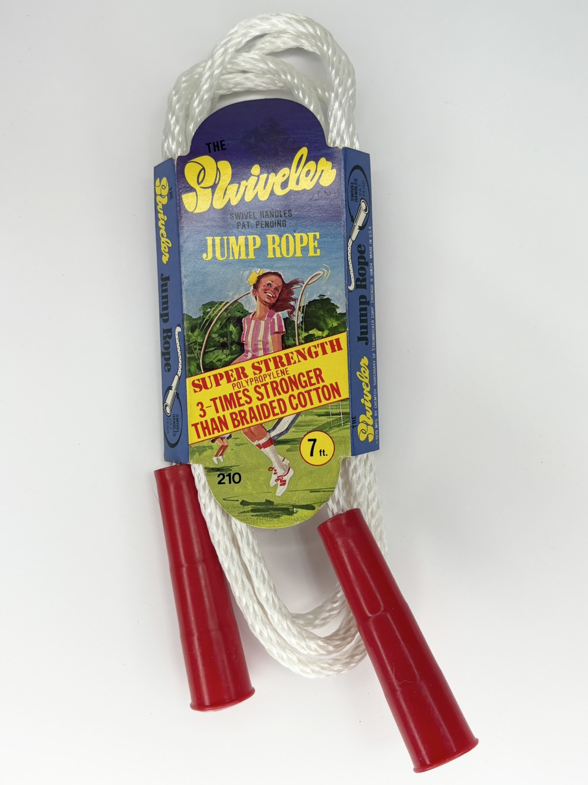 Vintage Toy The Swiveler Jump Rope Swivel Action New NOS 7 ft