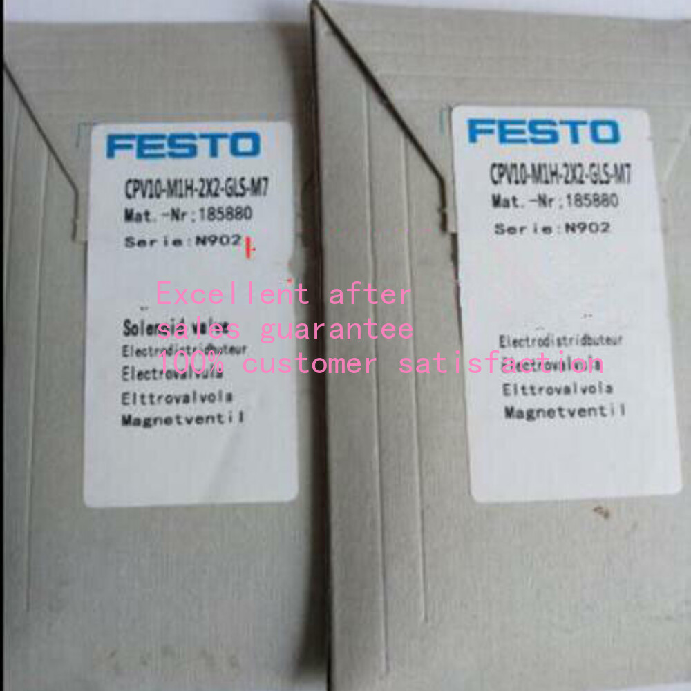 1PCS for New FESTO Solenoid Valve CPV10-M1H-2X2-GLS-M7 185880 Freight Free