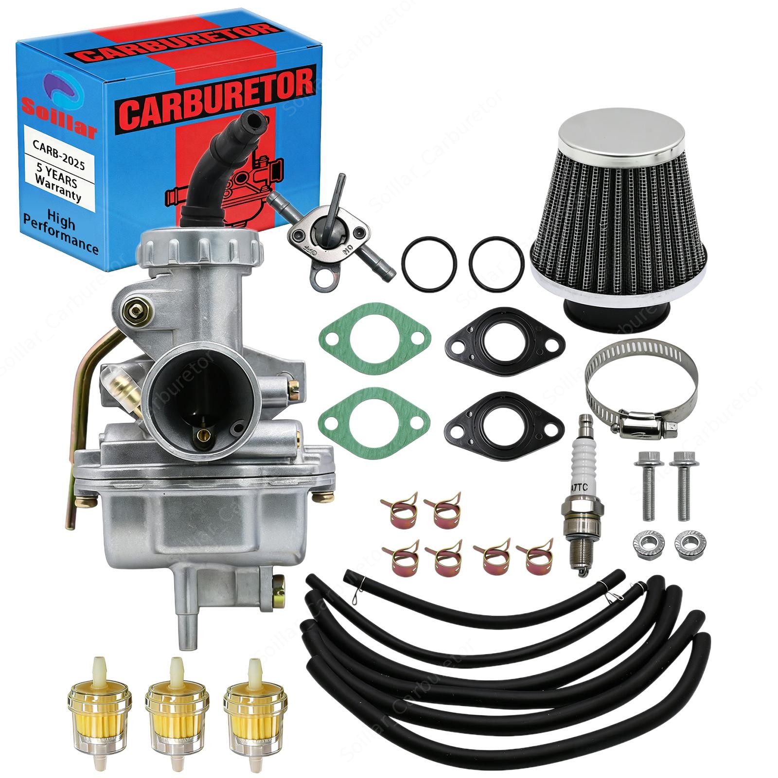 New Carburetor Carb Set With Kit For 50cc 70cc 90cc 110cc 125cc ATV Four-Wheeler