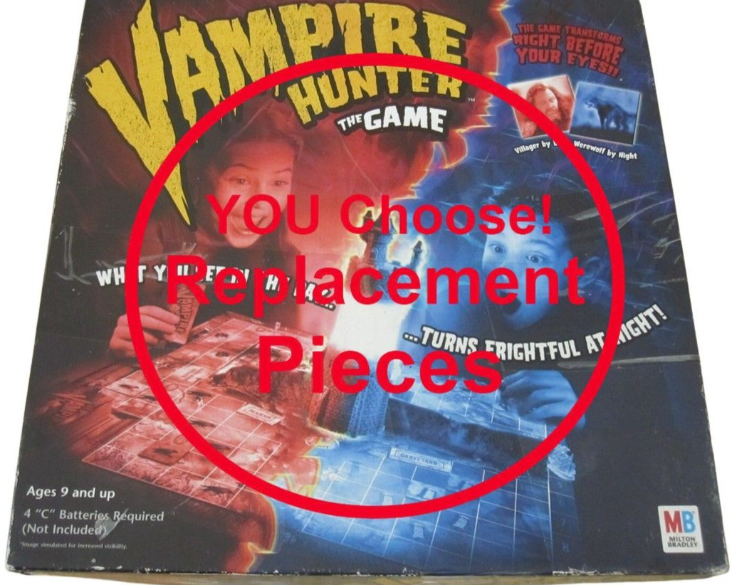 VAMPIRE HUNTER Game 2002 Hasbro Replacement Parts Pieces YOU Choose!