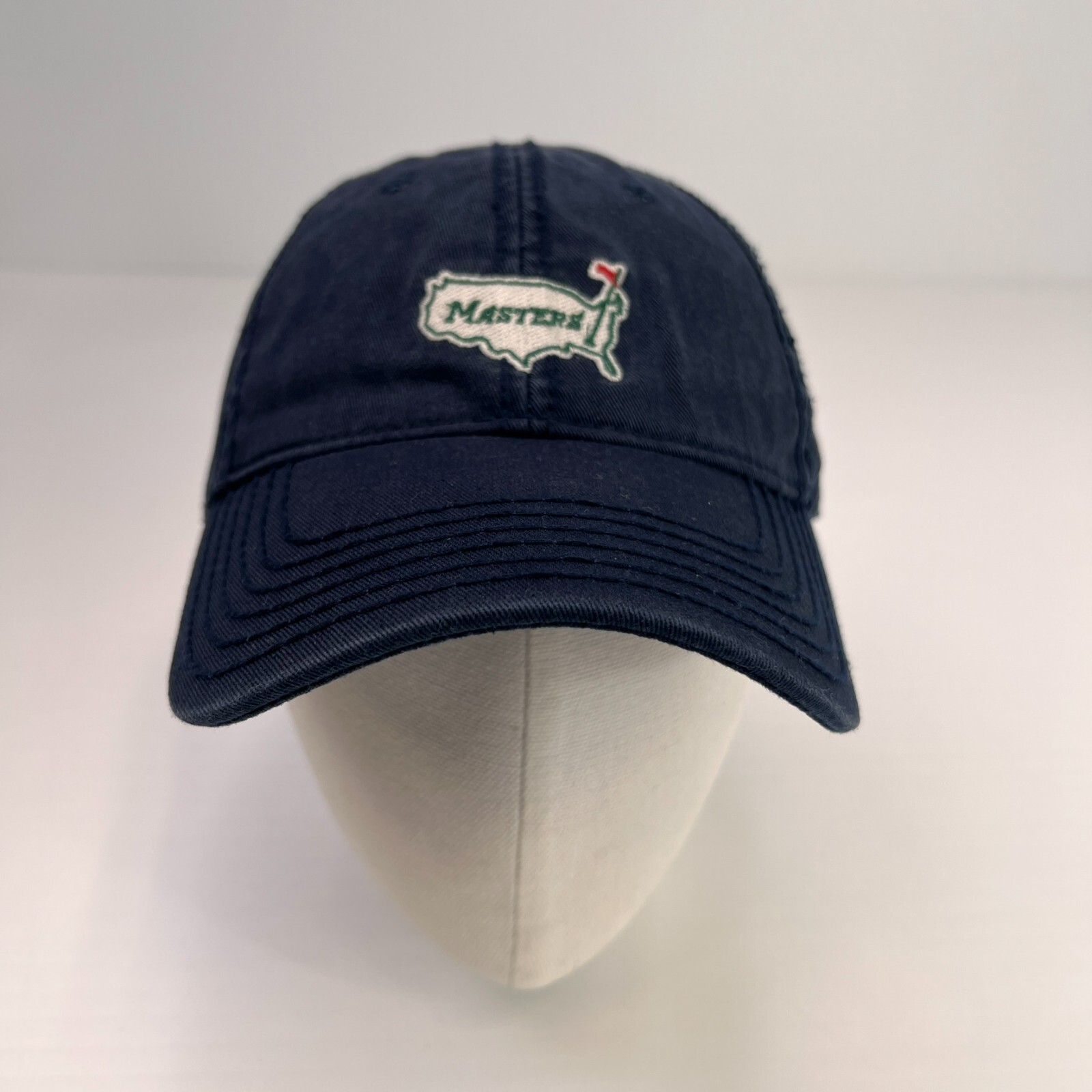 Vintage Masters Hat Men One Size Flag Pin Golf American Needle Retro Work Gym Ex