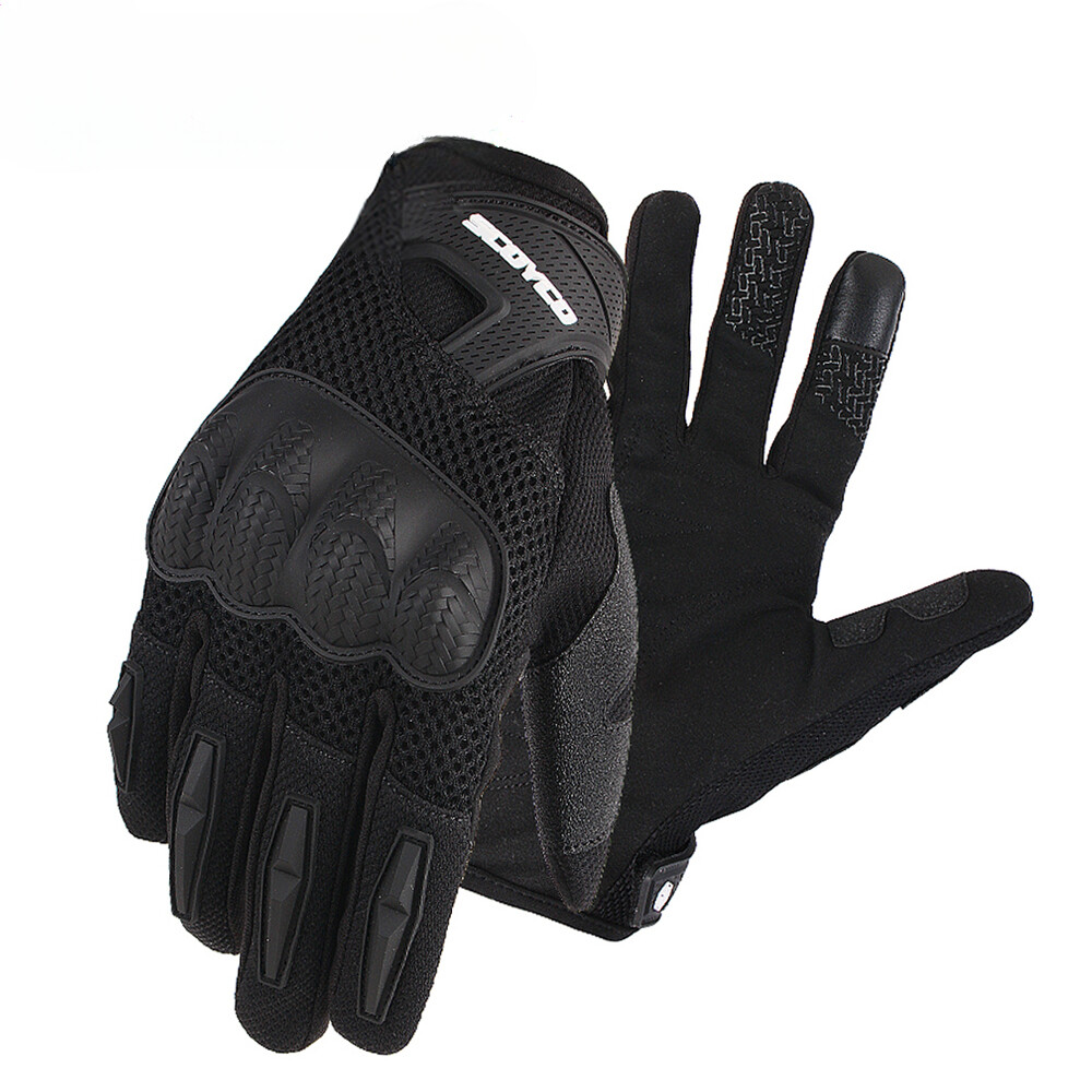 Motorcycle Gloves Summer Breathable Mesh Gloves Touch Function Motorbike Gloves