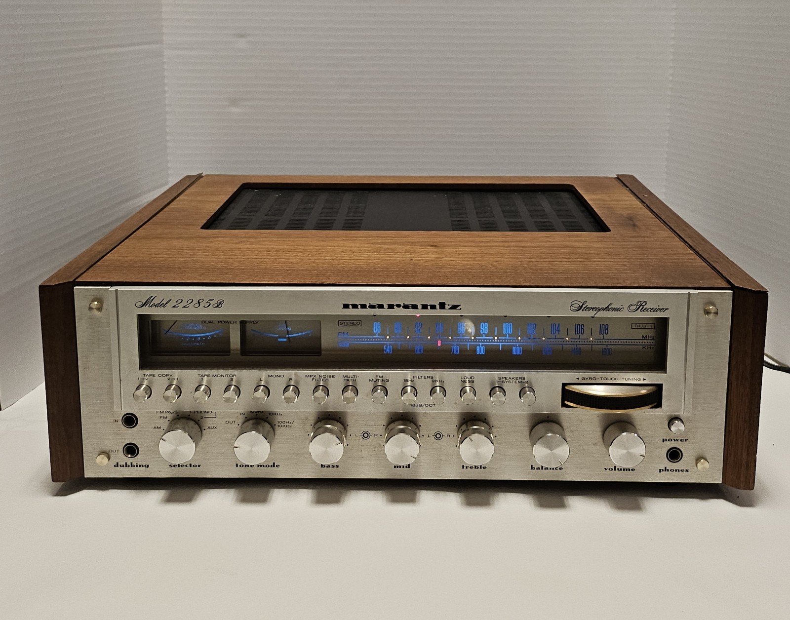 Marantz 2285B Receiver Audiophile Stereo AF/FM Tested Decoder Wood grained Kit