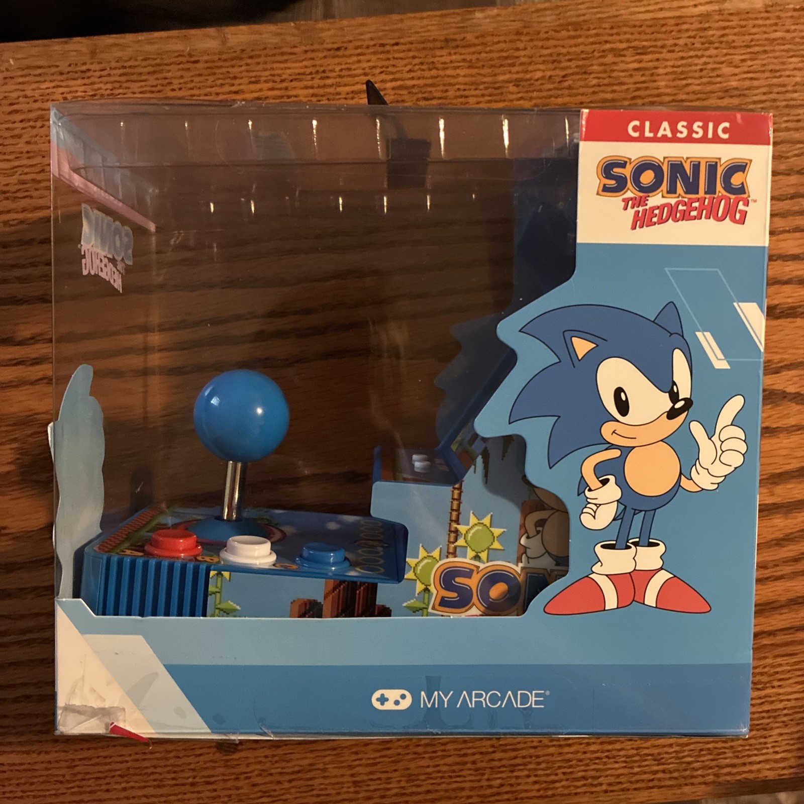 My Arcade Sonic The Hedgehog Joystick Player 2in1 Sega Classic Arcade 6+ New