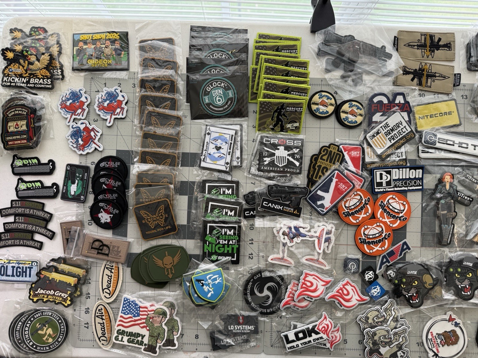 2026 Shot Show/NRAAM Swag Bags Morale Patches/Stickers/etc See Description Below
