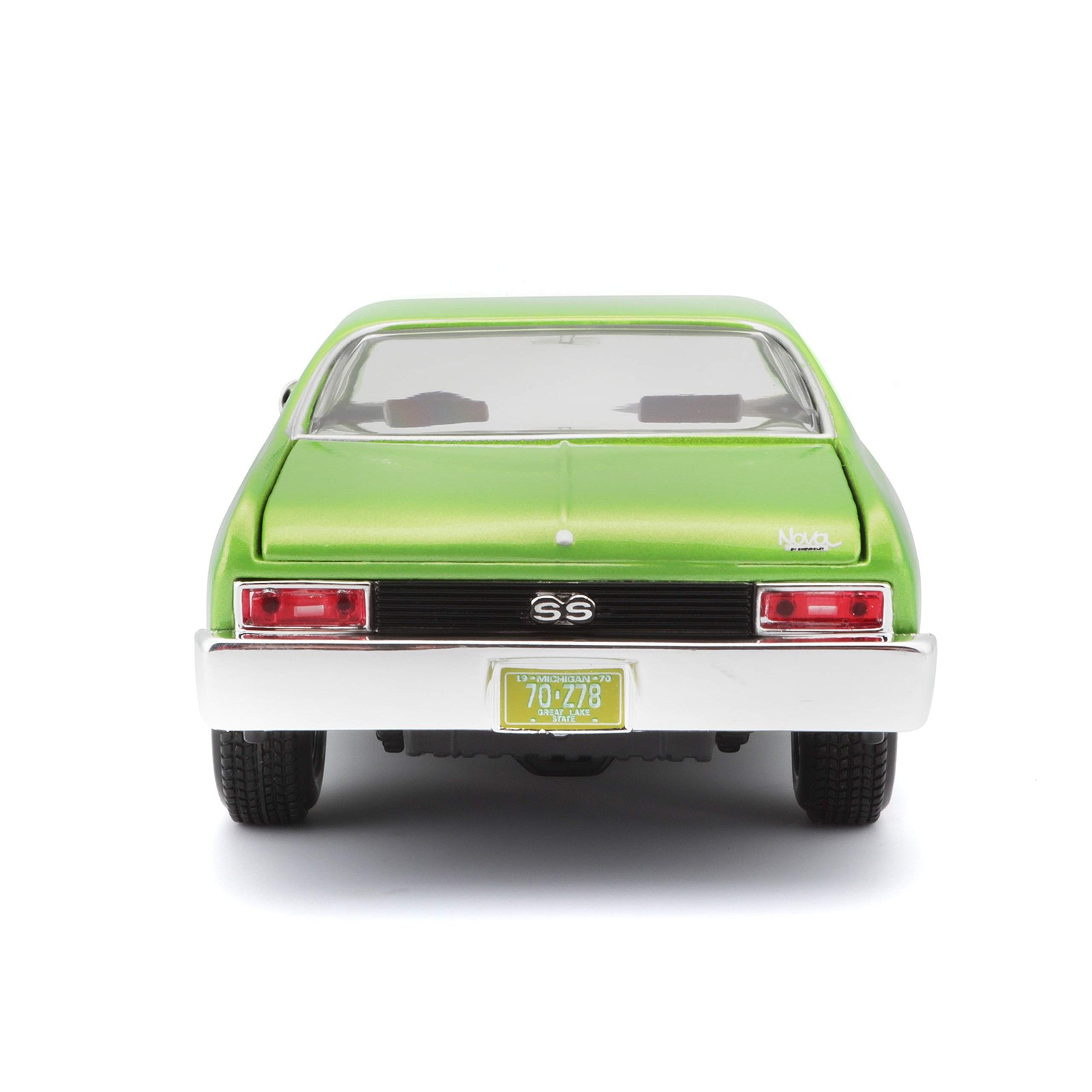 124 Scale 1970 Chevrolet Nova SS Diecast Vehicle Colors May Vary , Green
