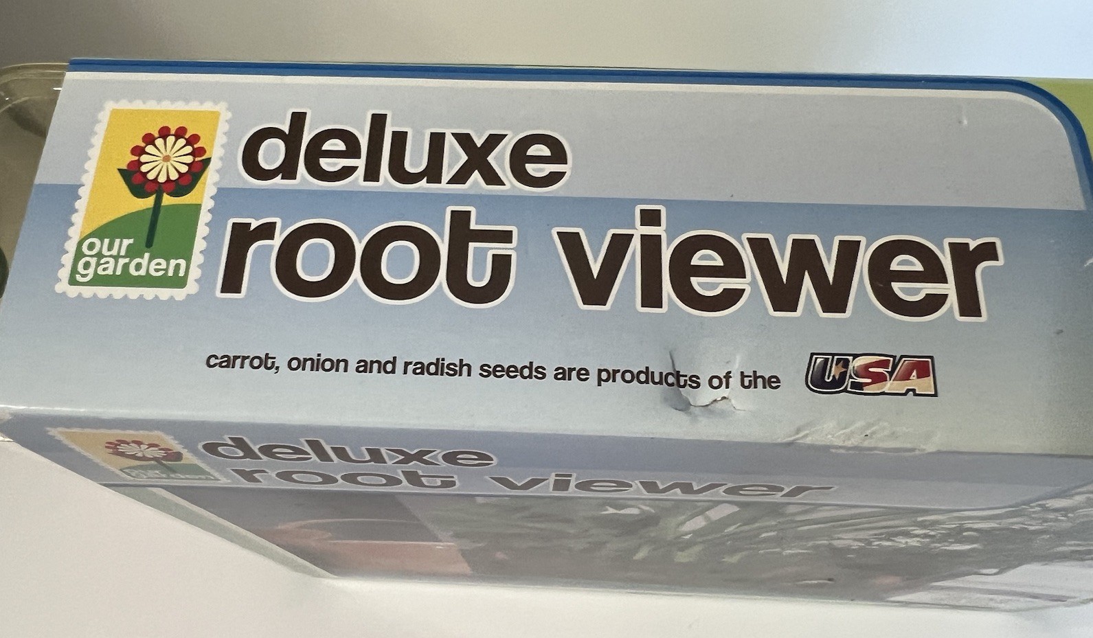 Toysmith Our Garden Root Viewer Science Educational See Through Planter Box NOS