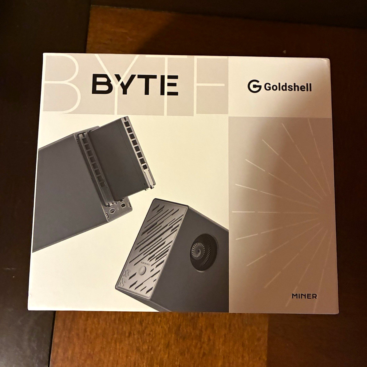 Goldshell BYTE Miner (BYTE) Black Color In Box Original Packaging