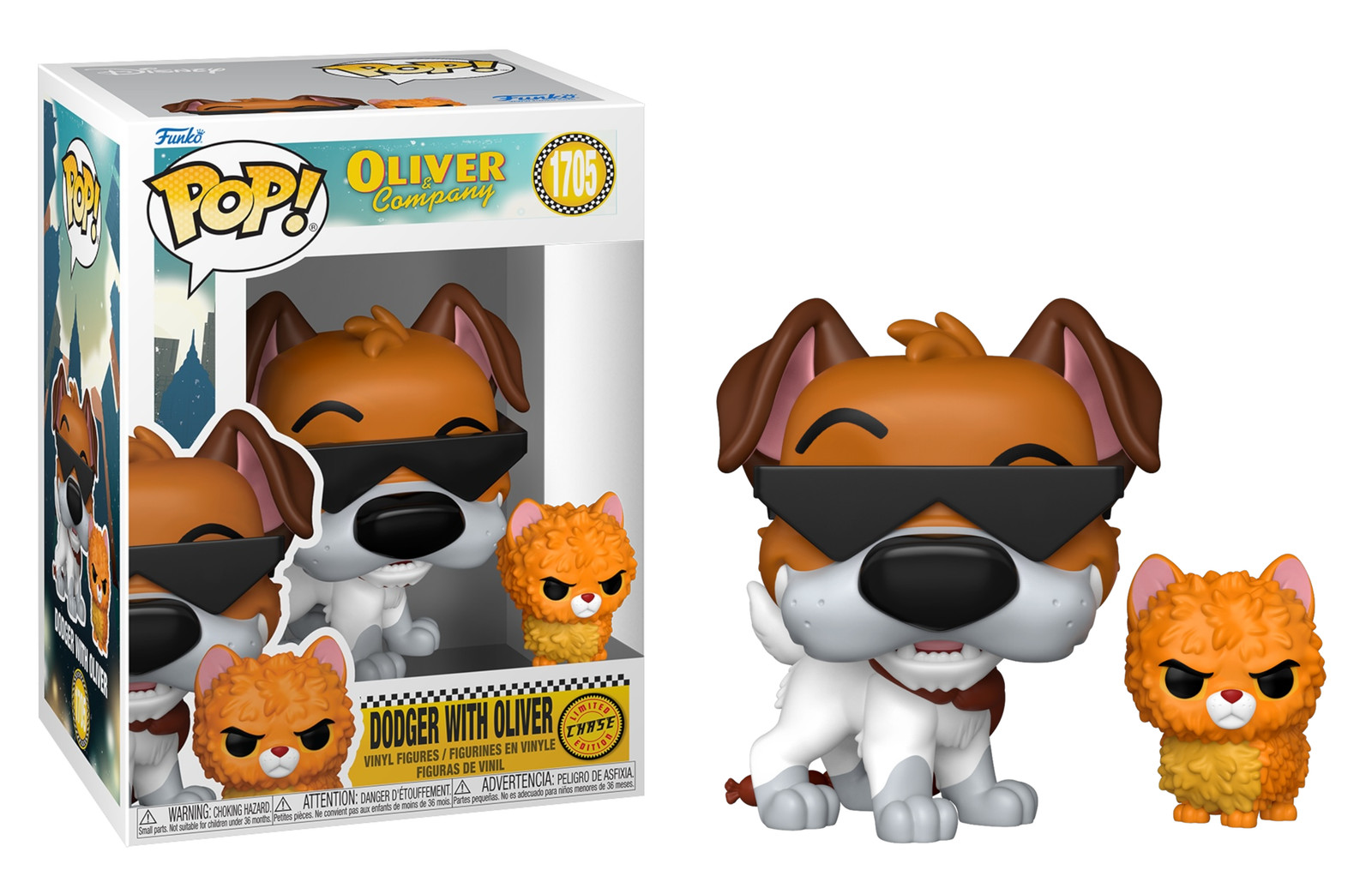 Funko Pop! Oliver & Company Dodger with Oliver Chase #1705