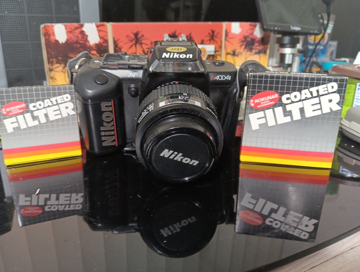 Nikon N404s + Zoom Lens Rokinon + Zoom Twin Flash + Filters + Carrying Case +...