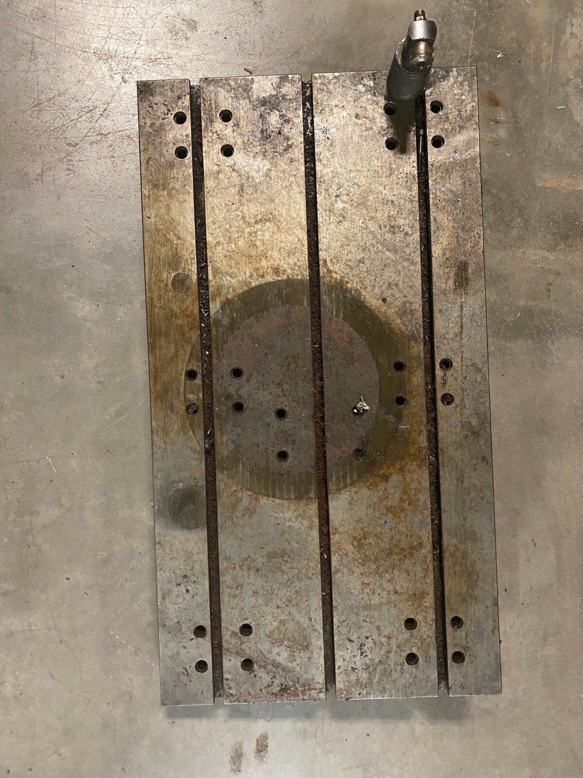 44" x 24" x 4" Tall Steel T-Slotted Table Layout Welding Weld Sub 3 - T-Slot