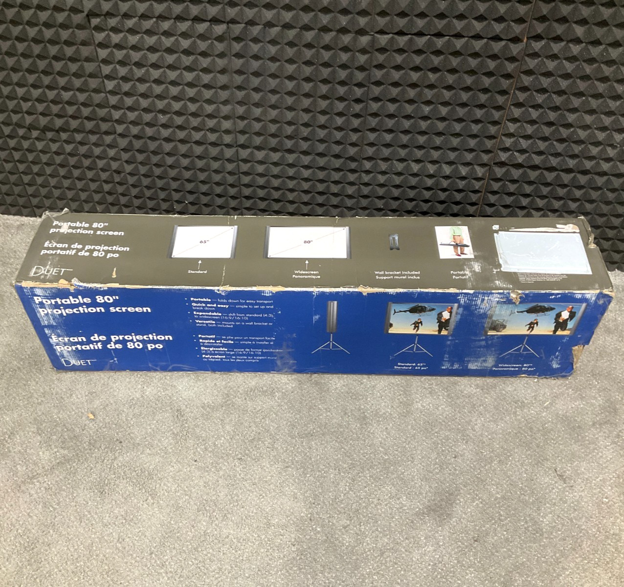 Accolade Duet Ultra Portable Projector Screen Projection screen 80" ELPSC80 ✨
