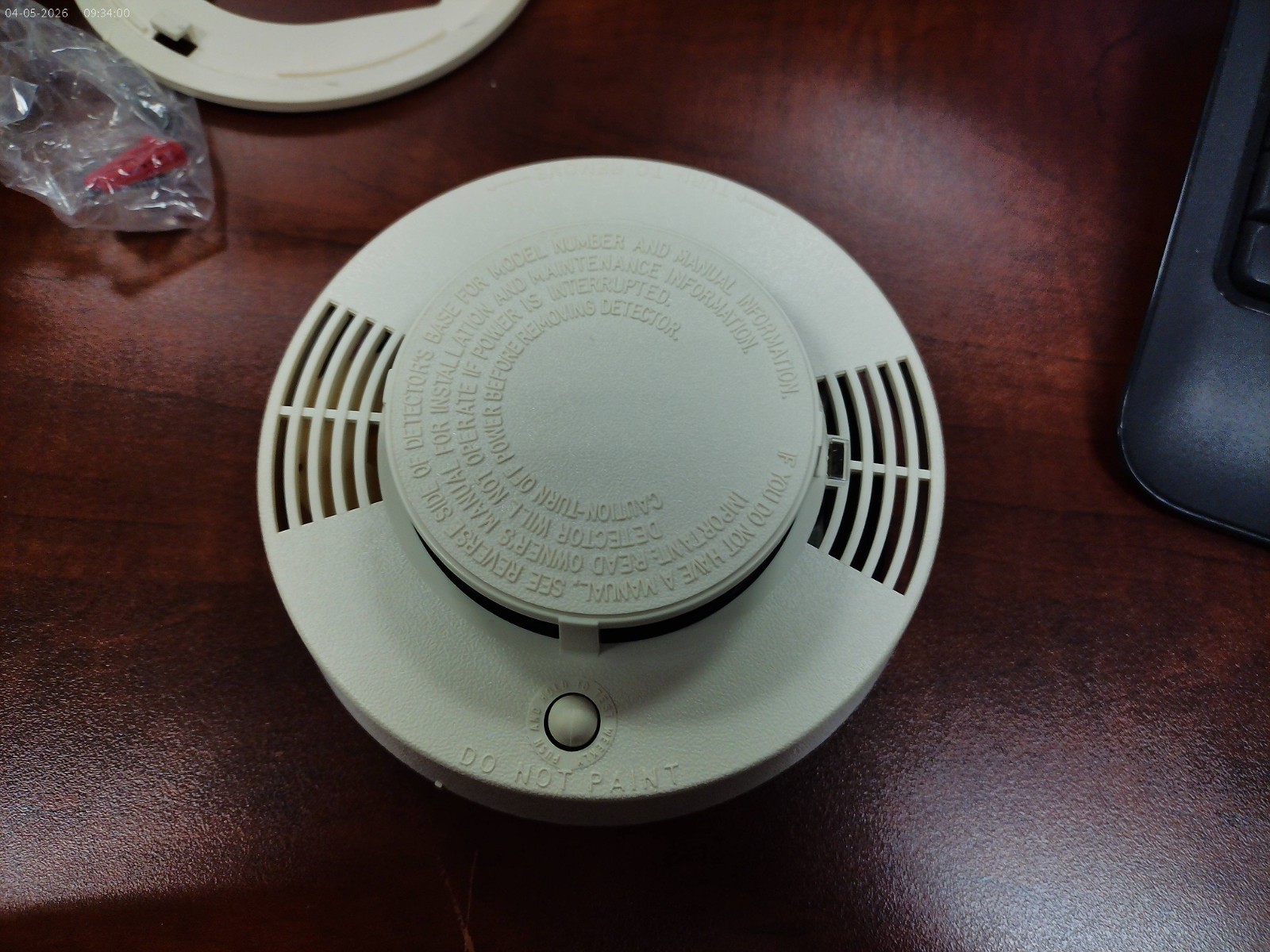 SYSTEM SENSOR SMOKE DETECTOR 2001LVRI