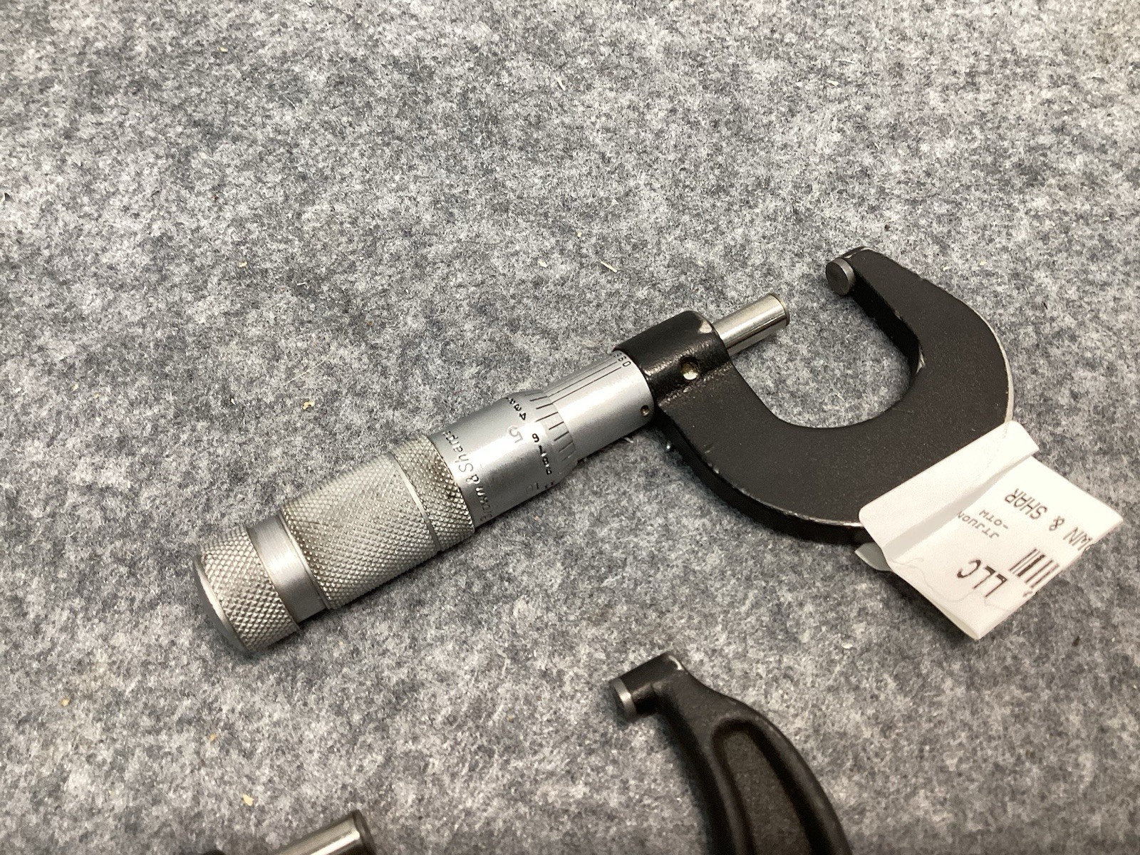 2 PC BROWN & SHARPE 0-1" & 1"-2" .001" OUTSIDE MICROMETER SET