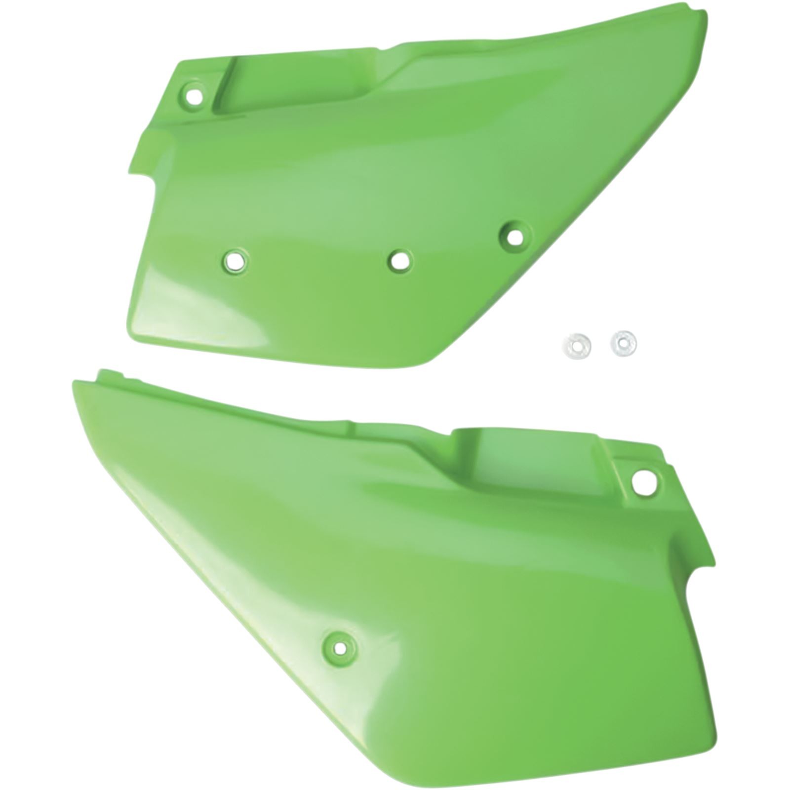 UFO Plastics Side Panels - KDX 200 - Green KA02788-026