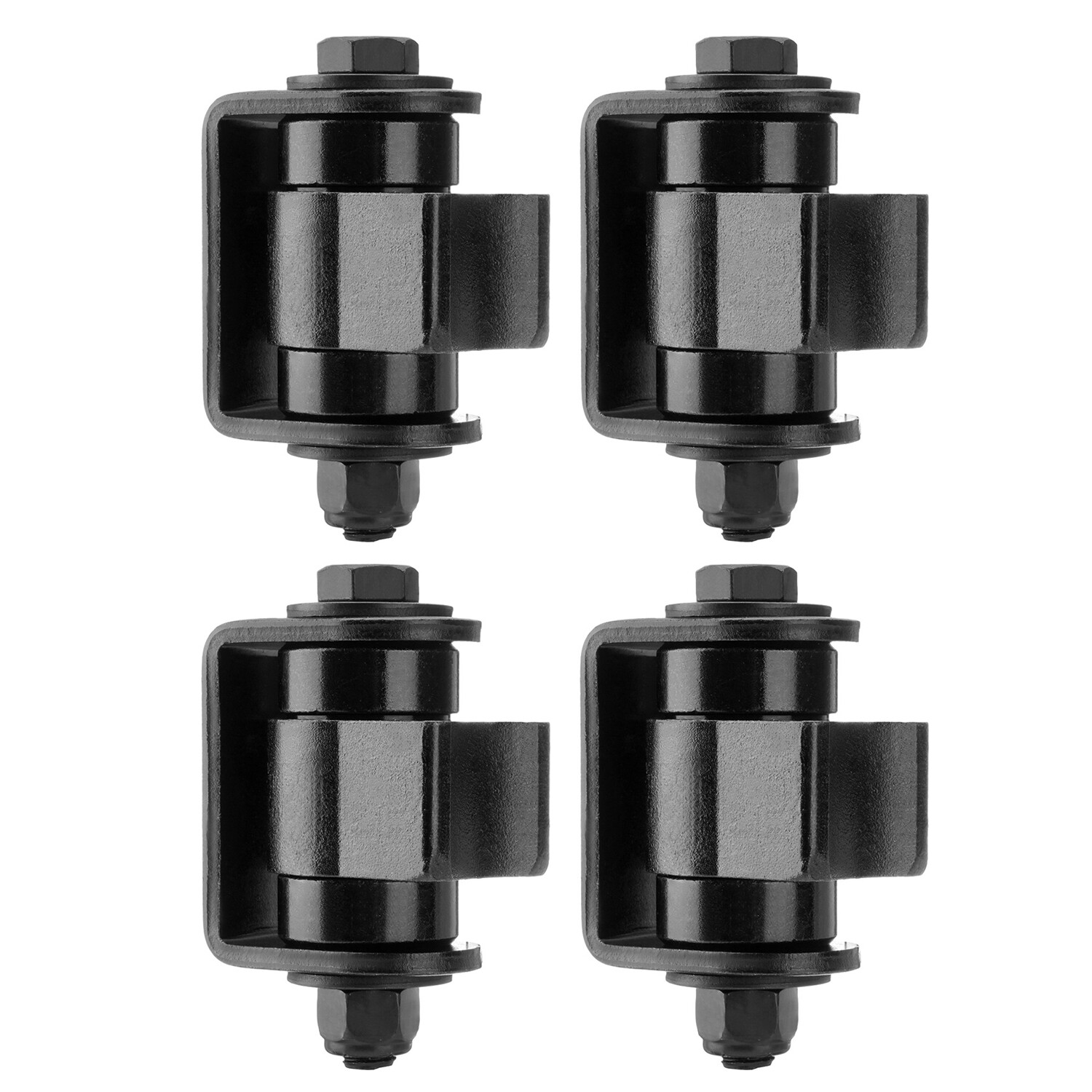 4 Weld On Hinges, Heavy Duty Gate Hinges with Two Sealed Bearings Up to 1100 lbs