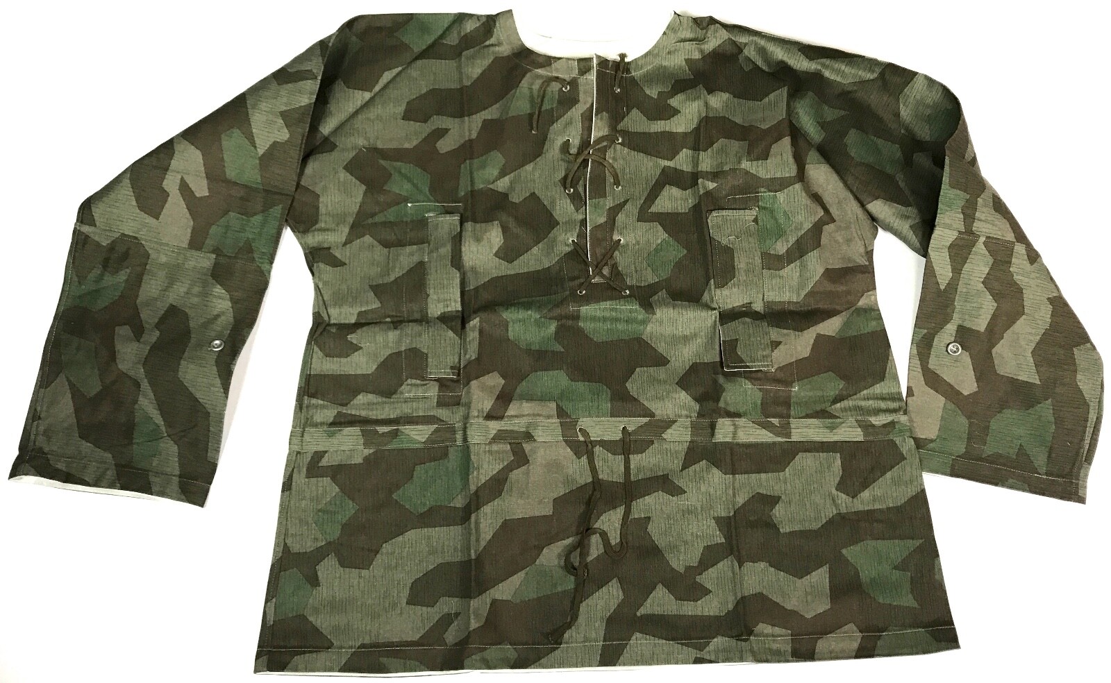 WWII GERMAN HEER ARMY SPLINTER CAMO REVERSIBLE FIELD SMOCK- SIZE 3 (44-48R)