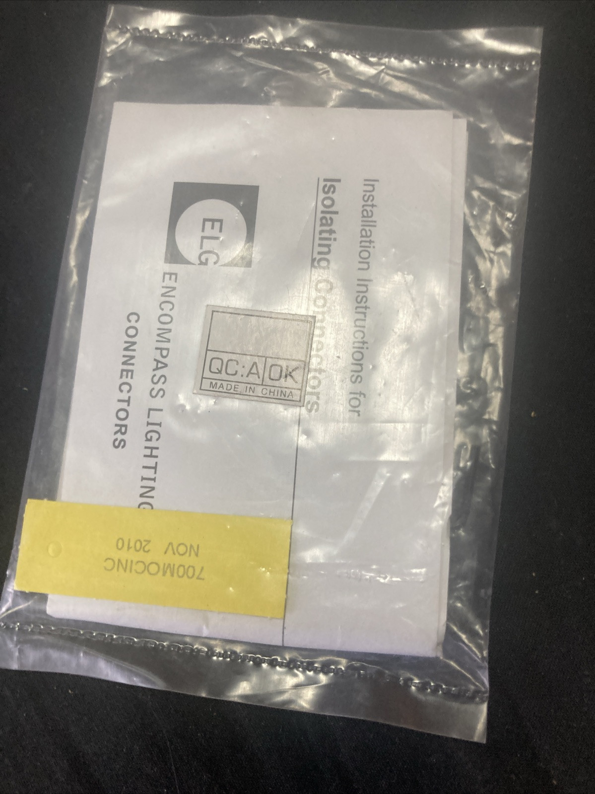 Tech Lighting Mono Rail Insulated Connector Clear 700MOCINC