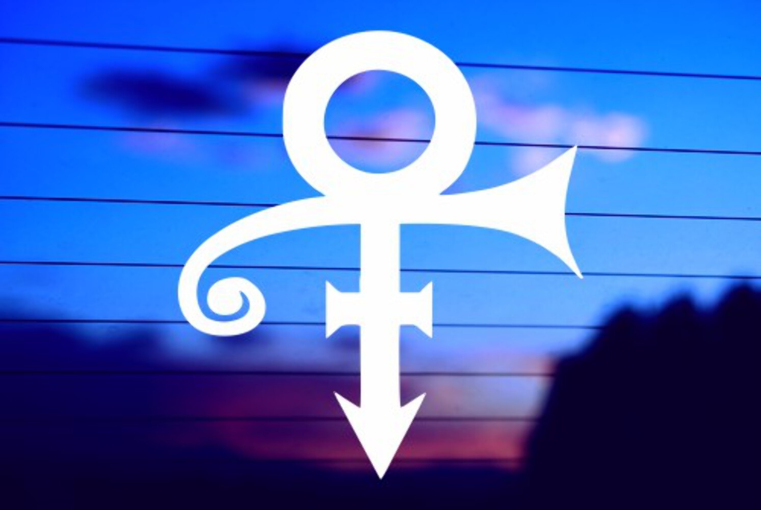 Prince Symbol Vinyl Die Cut Decal