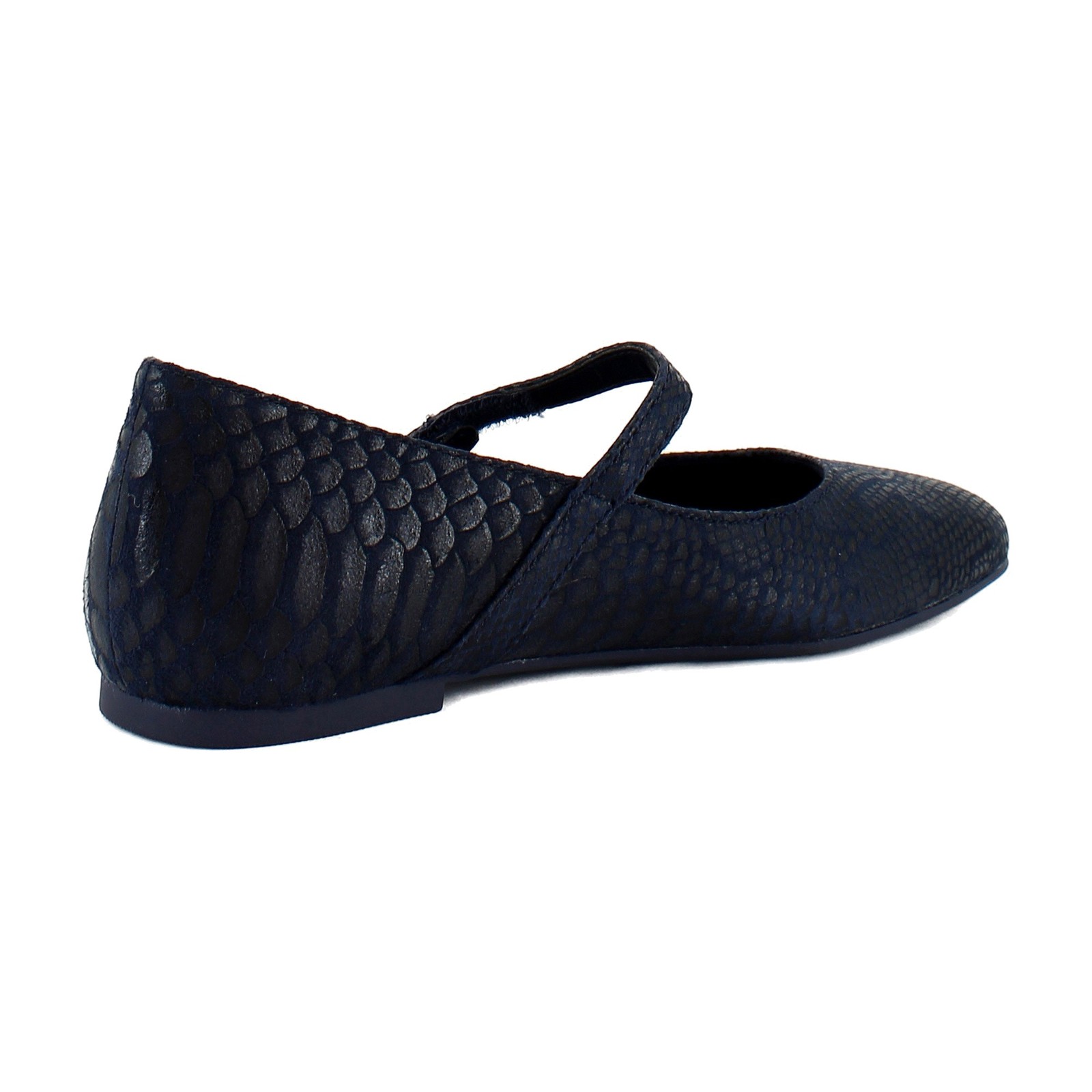 Vionic Alameda Womens Flats Navy Snake
