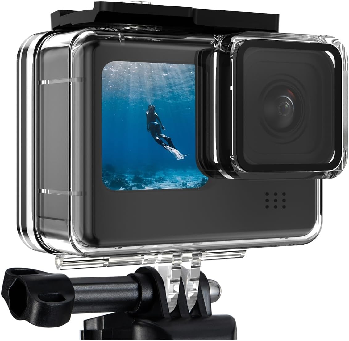 K&F CONCEPT Waterproof Case Underwater Diving Housing for GoPro Hero 13/12/11/10