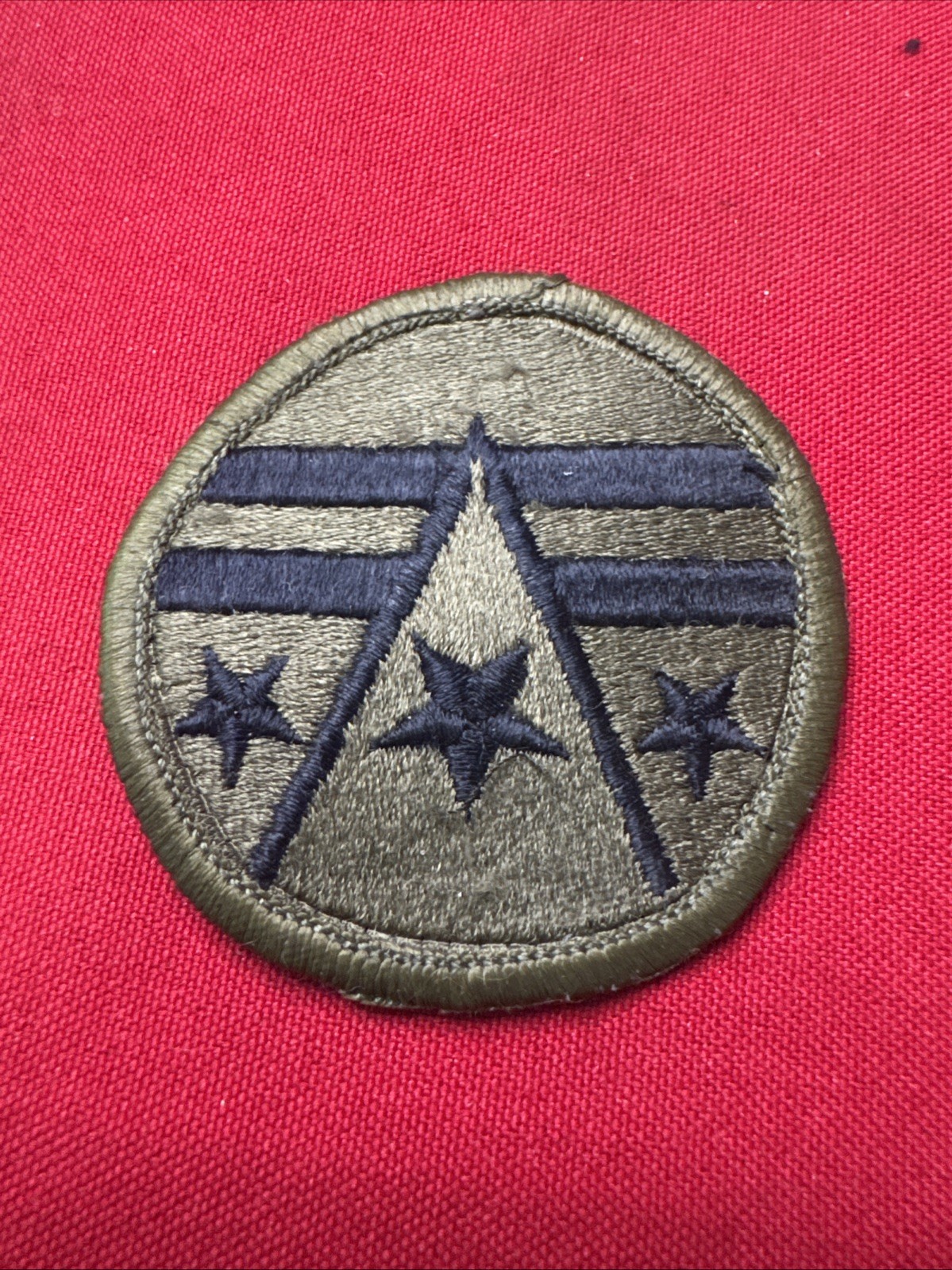 Army Patch: 124th Army Reserve Command (ARCOM) subdued Sew On E799
