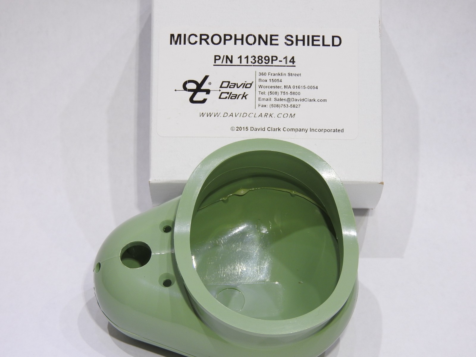 ORIGINAL DAVID CLARK 3 pc. REPLACEMENT DOMES & SHIELD for H-3312, H3310 + others