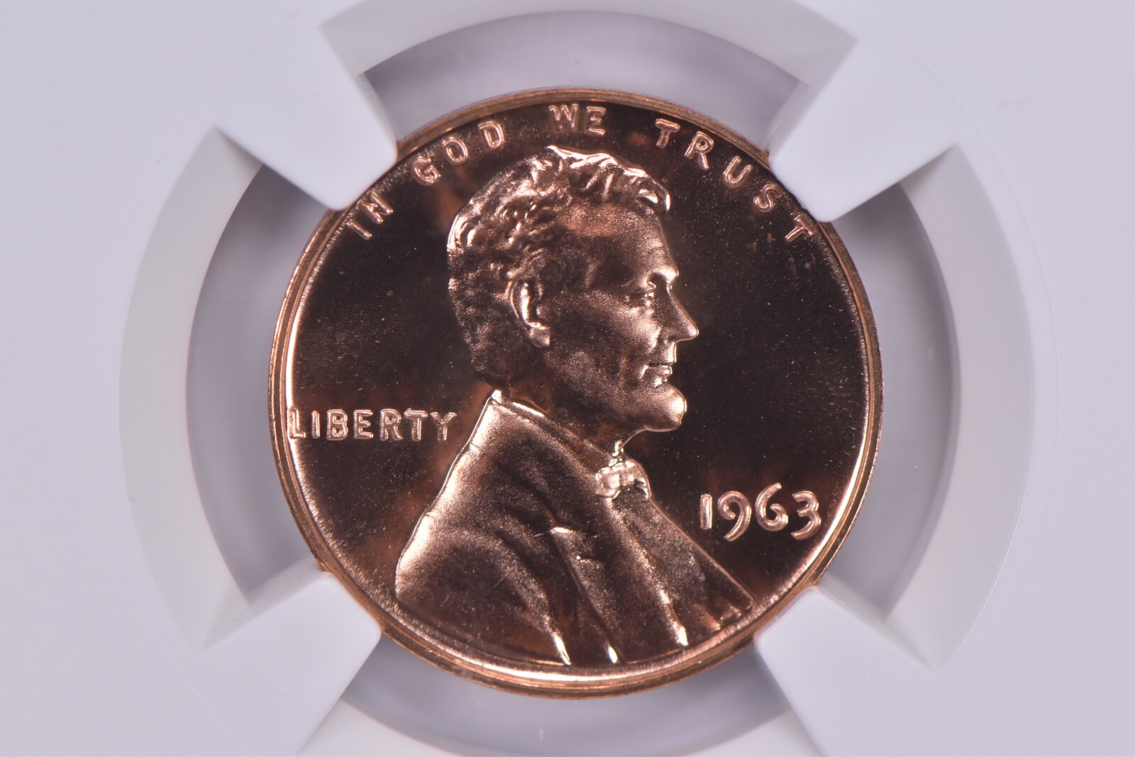1963 Lincoln Memorial Cent PF68 RD NGC Special Label