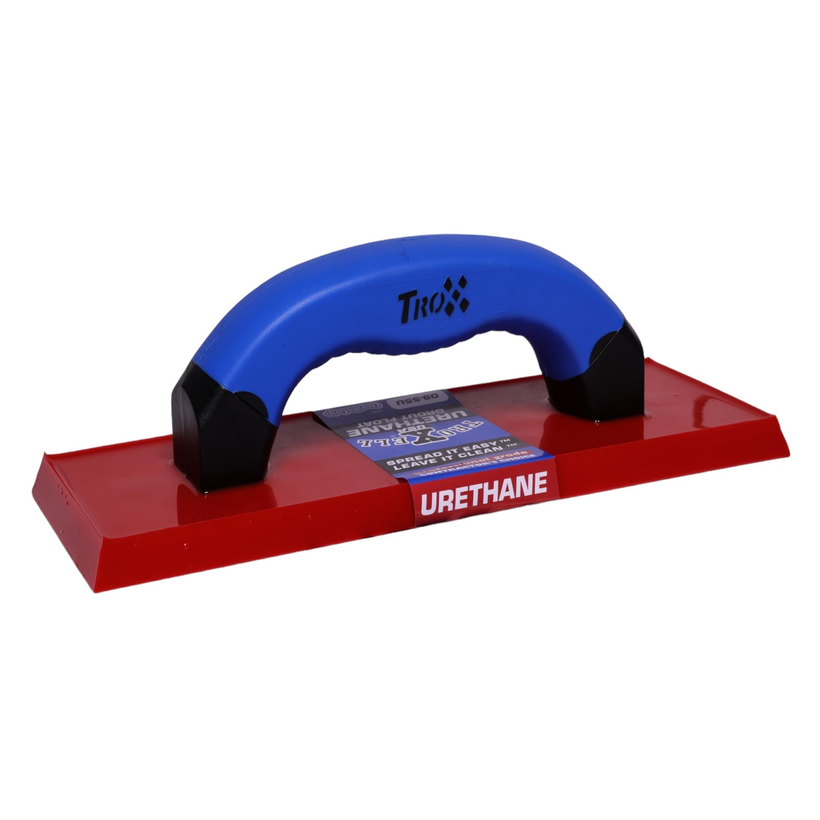 Troxell USA - 4" x 9" Urethane Grout Float with SoftGrip Handle Red
