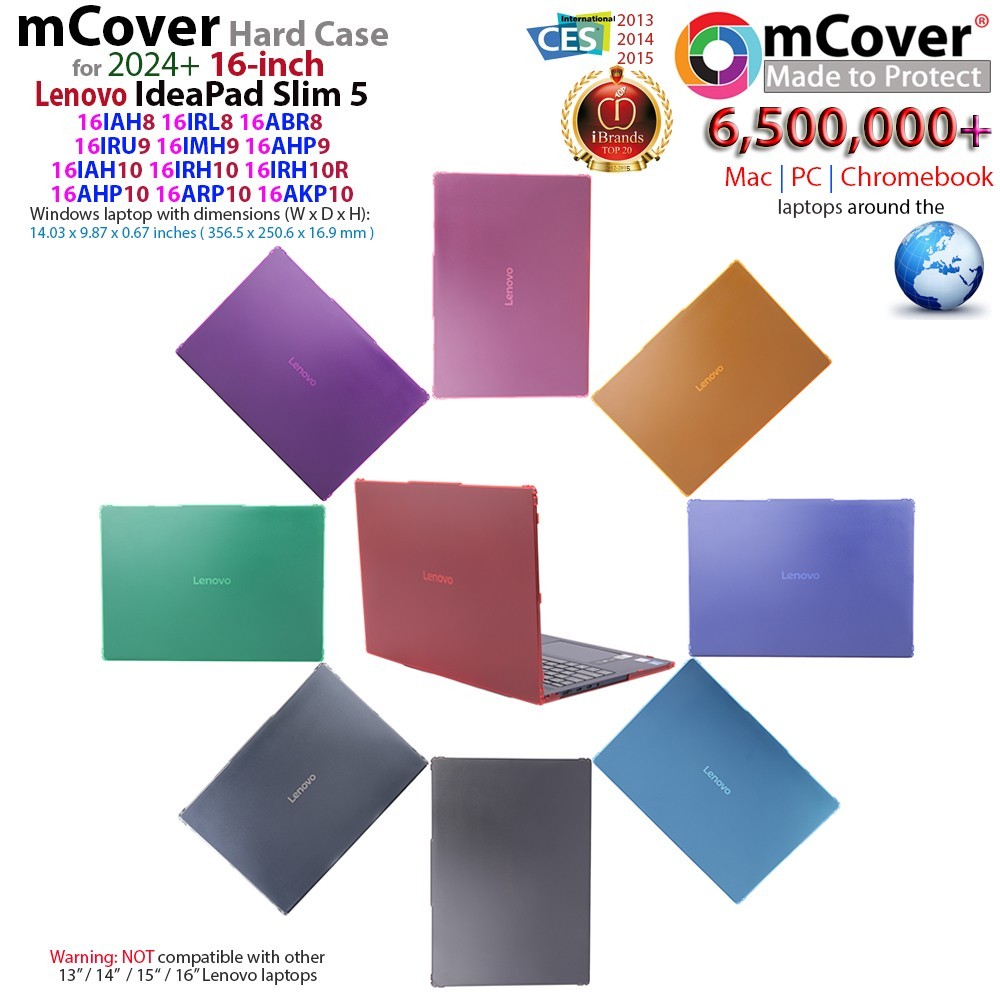 NEW mCover® for 2024+ 16" Lenovo IdeaPad Slim 5 16AHP10 16IRH10 16IRU9 16IAH8