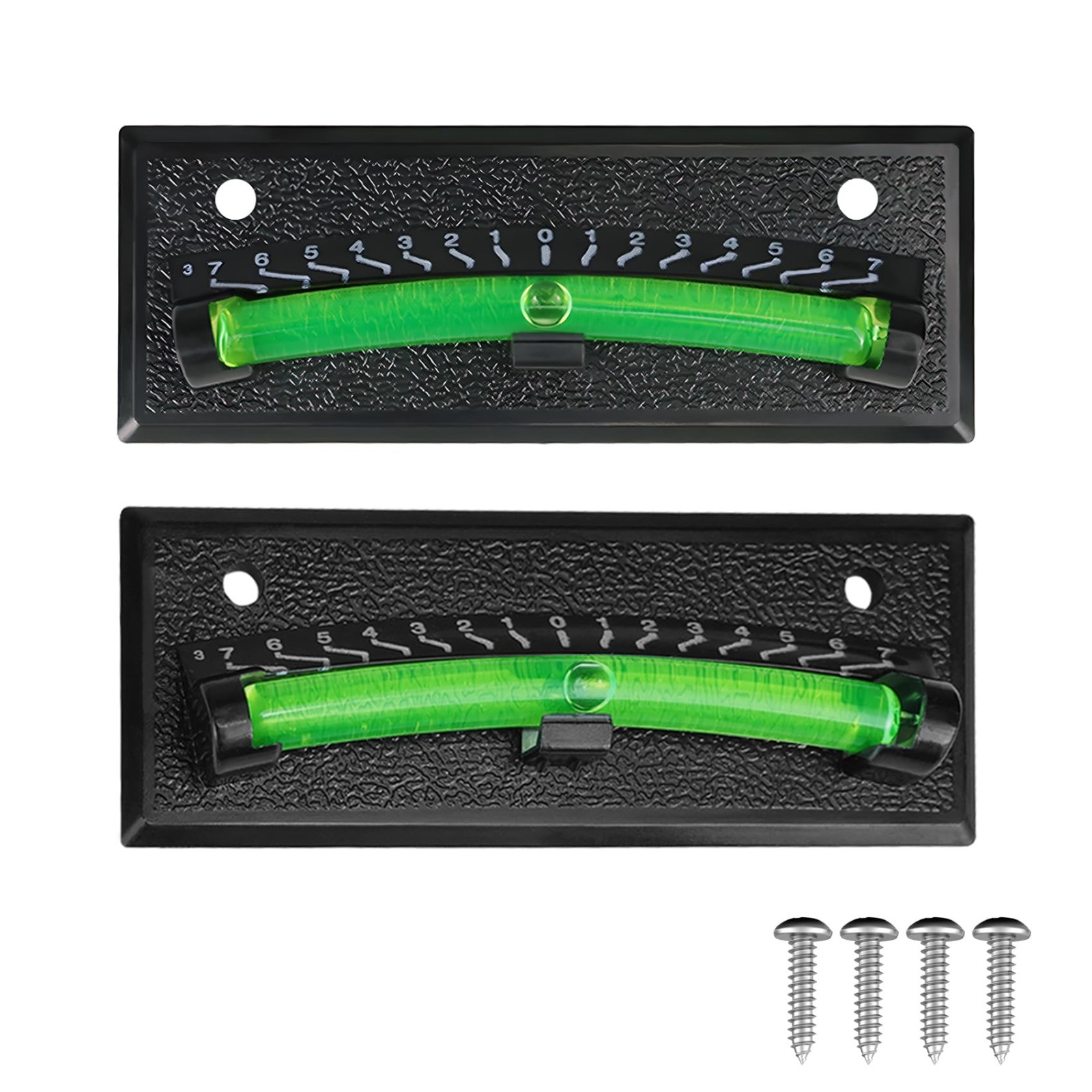 2 Pack Of High Visibility Stick On Bubble Levels For Camper. Rv, Trailer, Boat