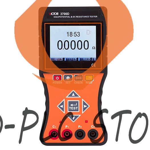 New 1Pcs VICTOR 3700D Intelligent Equipotential Tester DC Resistance Tester