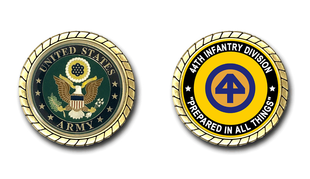 44th Infantry Division "Prepared in All Things" US Army Challenge Coin
