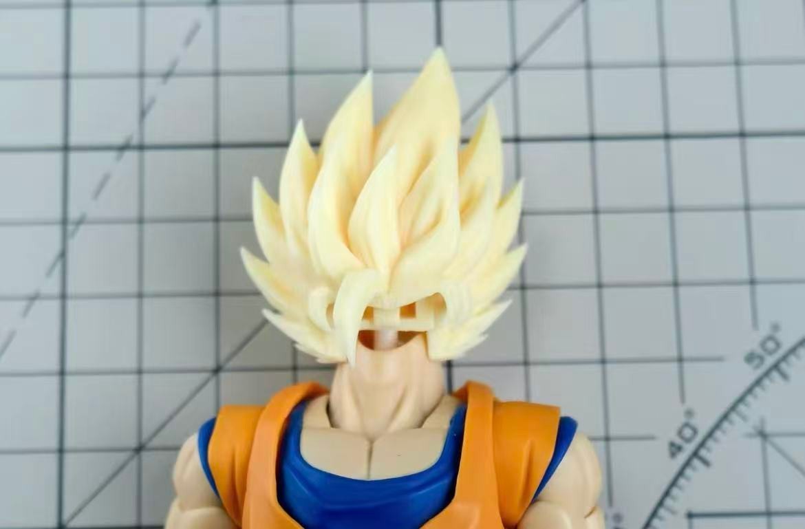 NEW custom DBZ ssj2 Goku super saiyan shf 1/12 Head Sculpt kit No Figure No Face