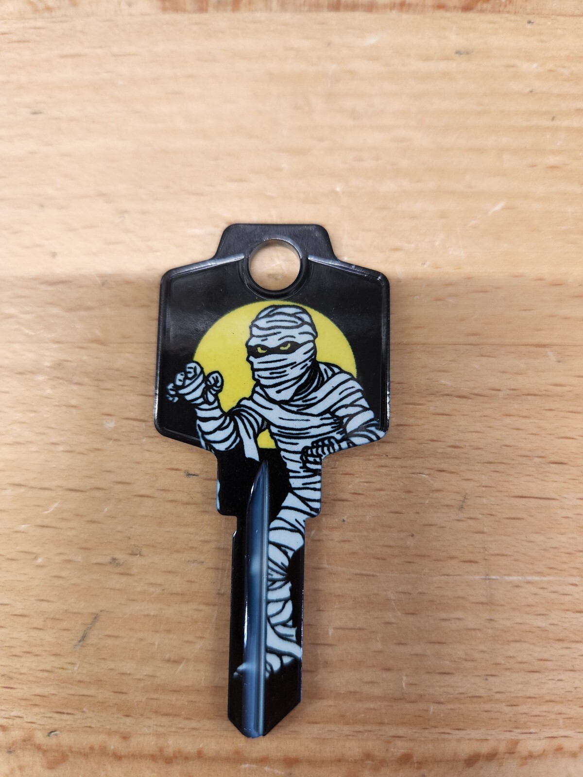 MUMMY PRINTED SCHLAGE SC1 KEYBLANK - READ DETAILS BELOW