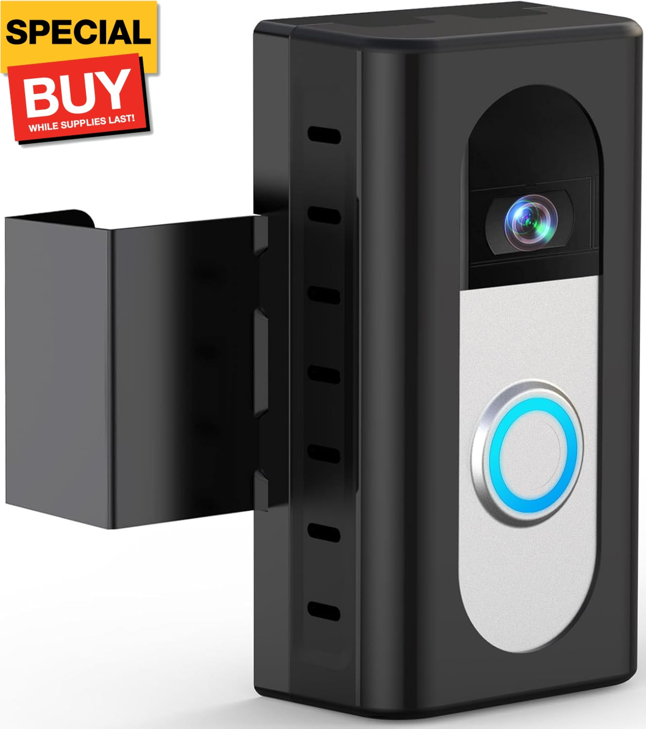 Anti-Theft Video Doorbell Mount Compatible with Ring/Blink Wireless Video Doorbe