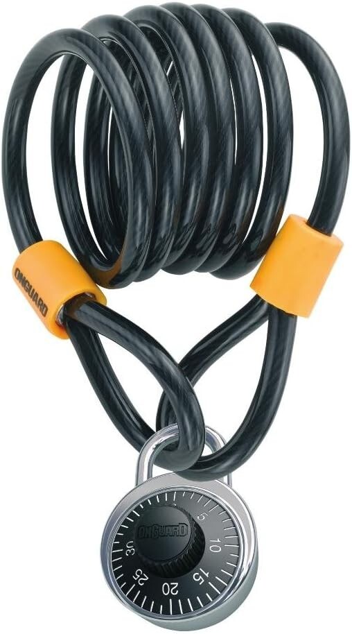 ONGUARD DOBERMAN COMBO PADLOCK &  Cable 6ft x8 mm 8034