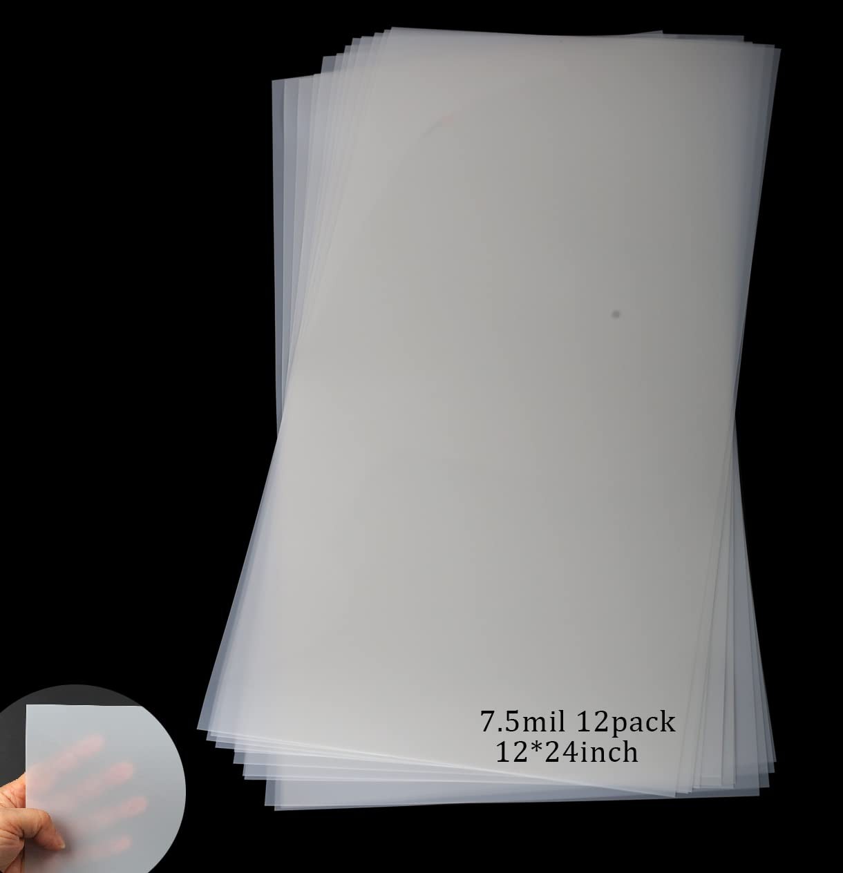 12 Pack 7 mil Blank Stencil Sheets 12 x 24 inch 7mil, 12" x 24”, 12