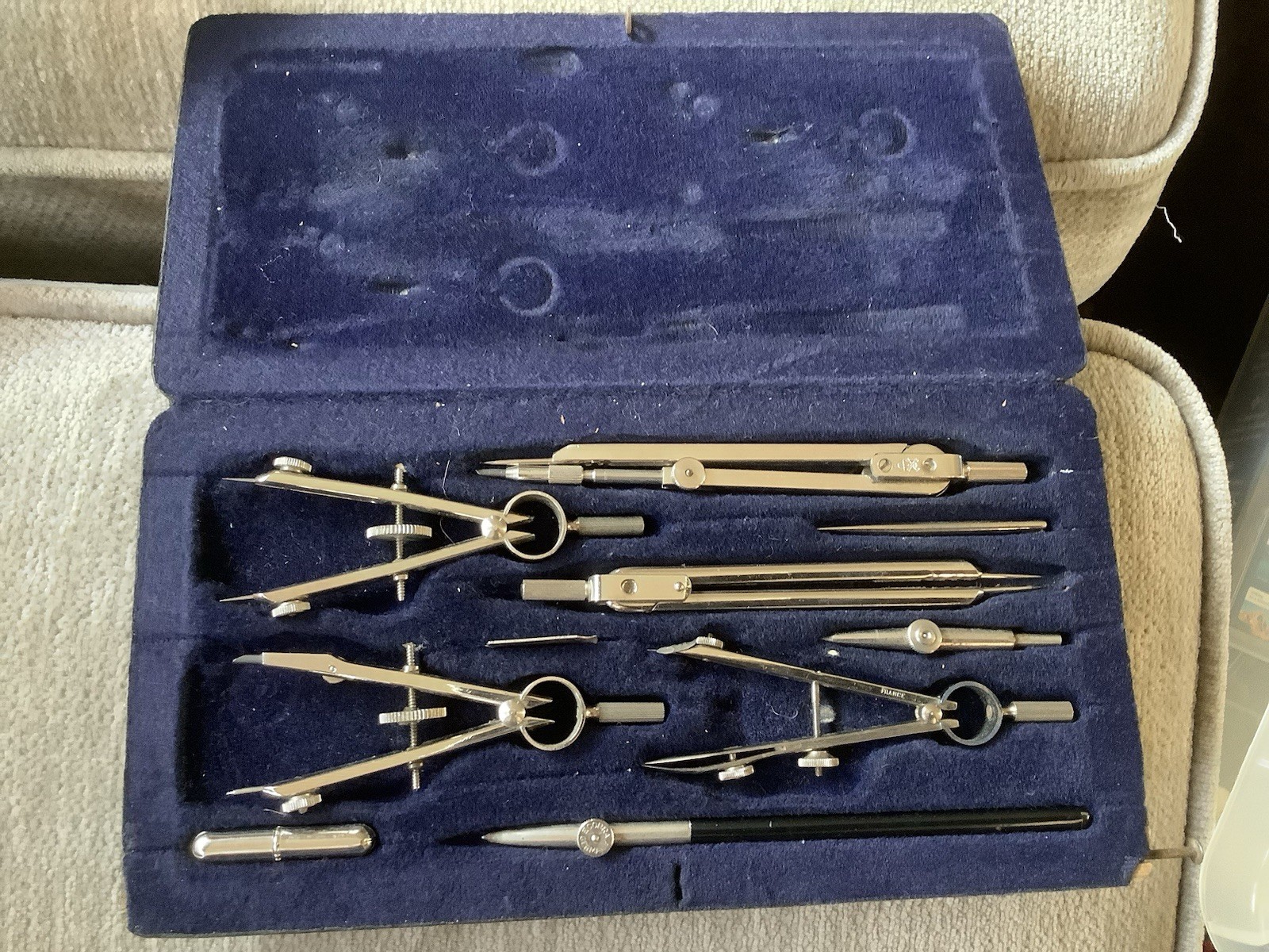 Vintage Ecobra Draughtsman Instrument Set