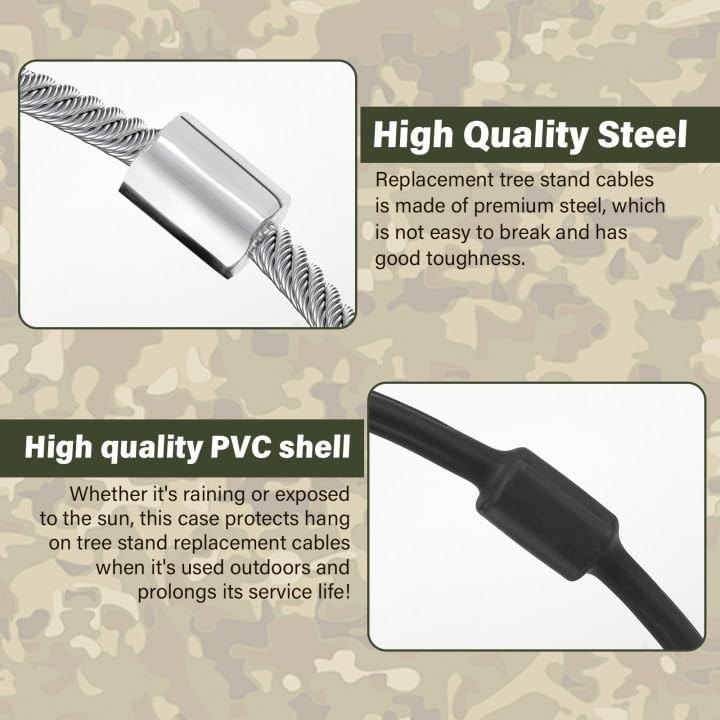 Climbing Tree Stand Replacement Cables for Summit Climber 65 Hang on Climb