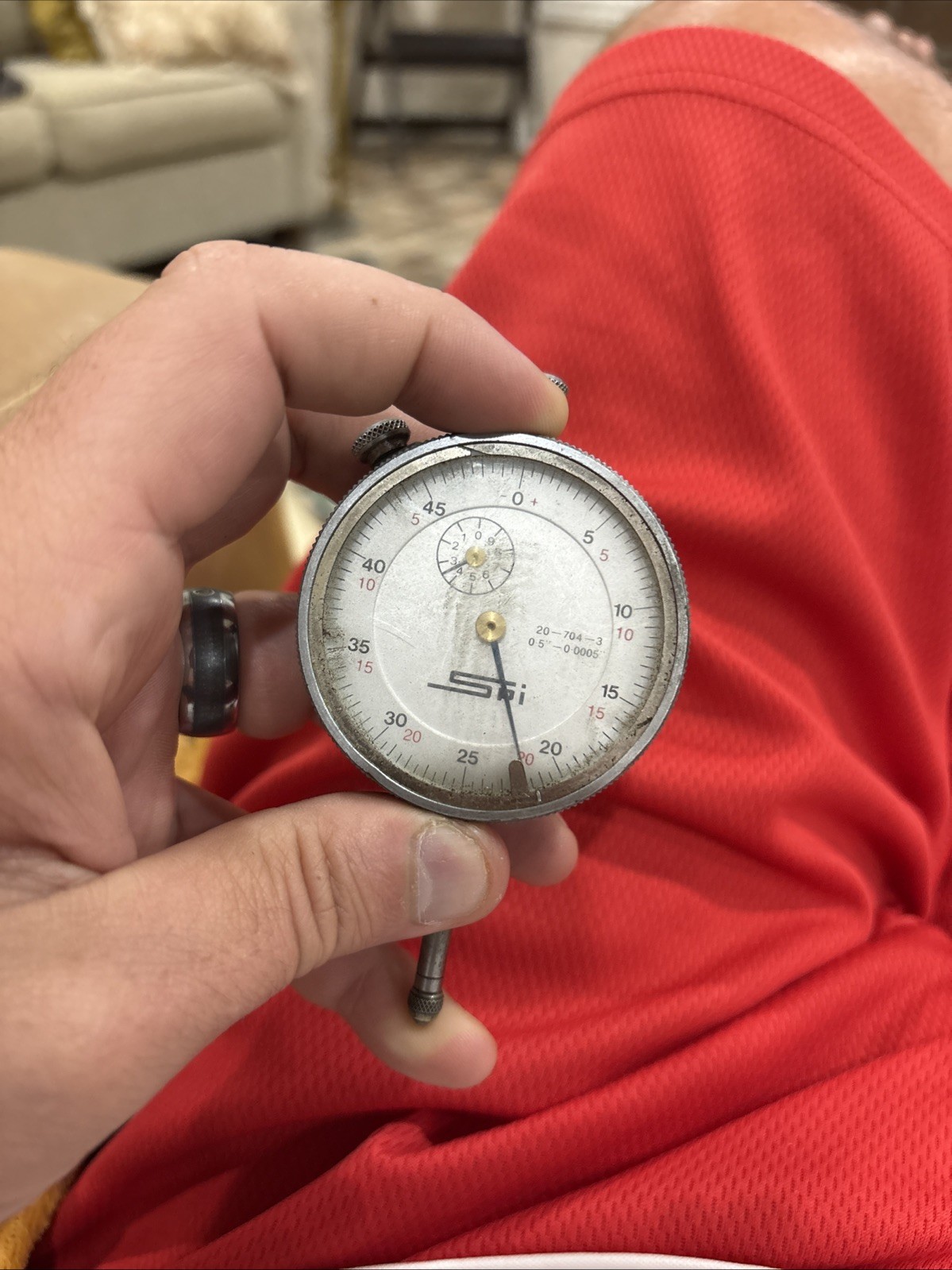 SPI 20-704-3 Standard Dial Indicator .5" Range - .0005" Grad