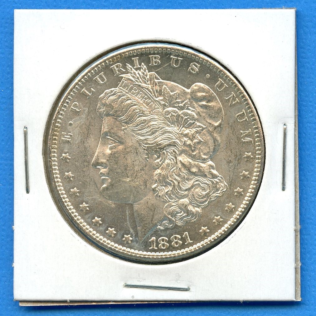 1881 O Morgan Dollar $1 Silver US Mint #21 BU MS Uncirculated 1881-O Blast White