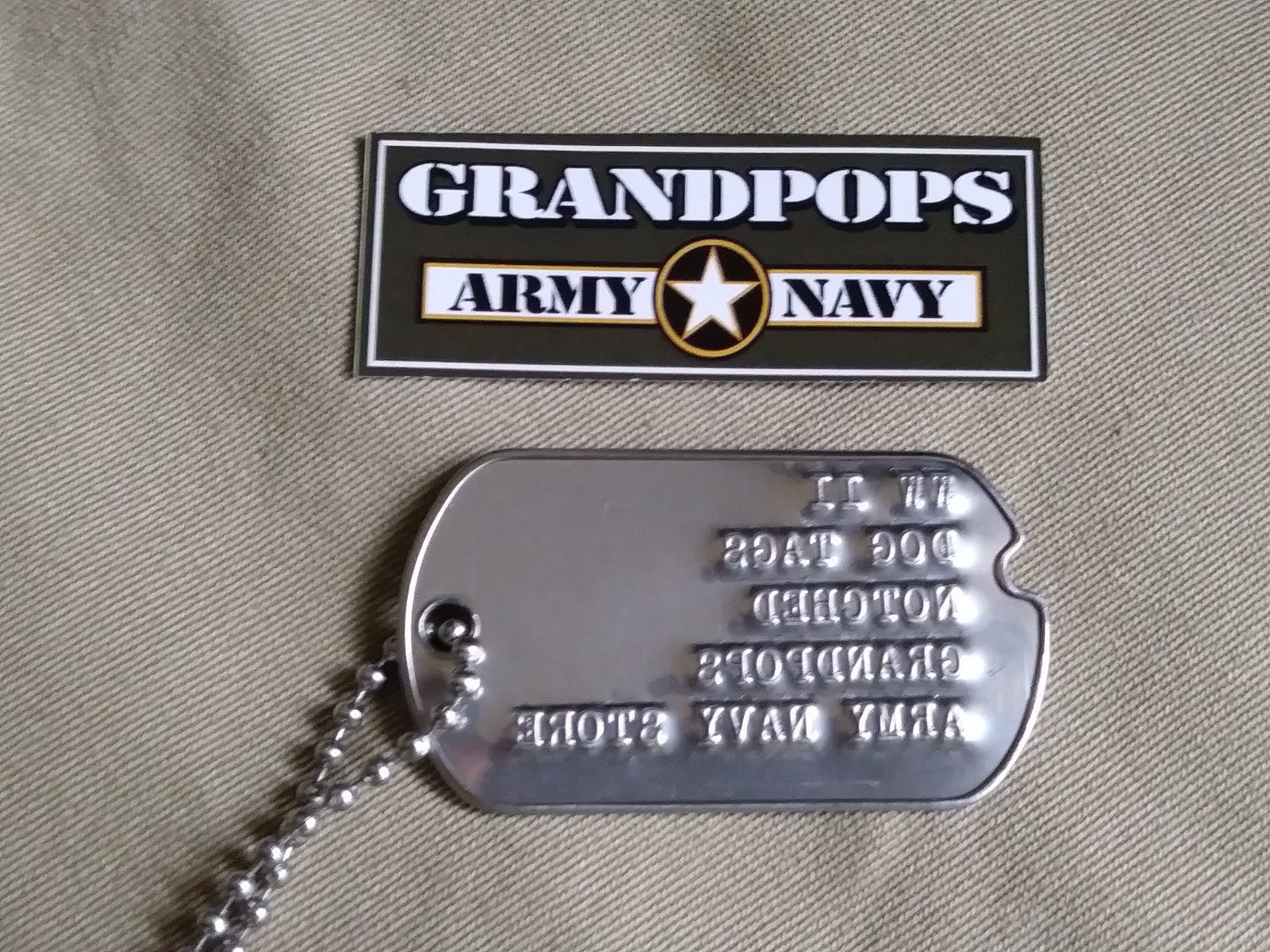 WW2 Customized U.S. Military Dog Tags