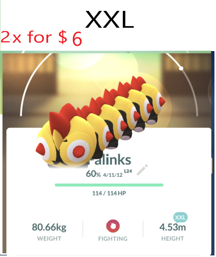 XXL Falinks  to win Pokemon Showcase (2 for $6) - Fast Delivery