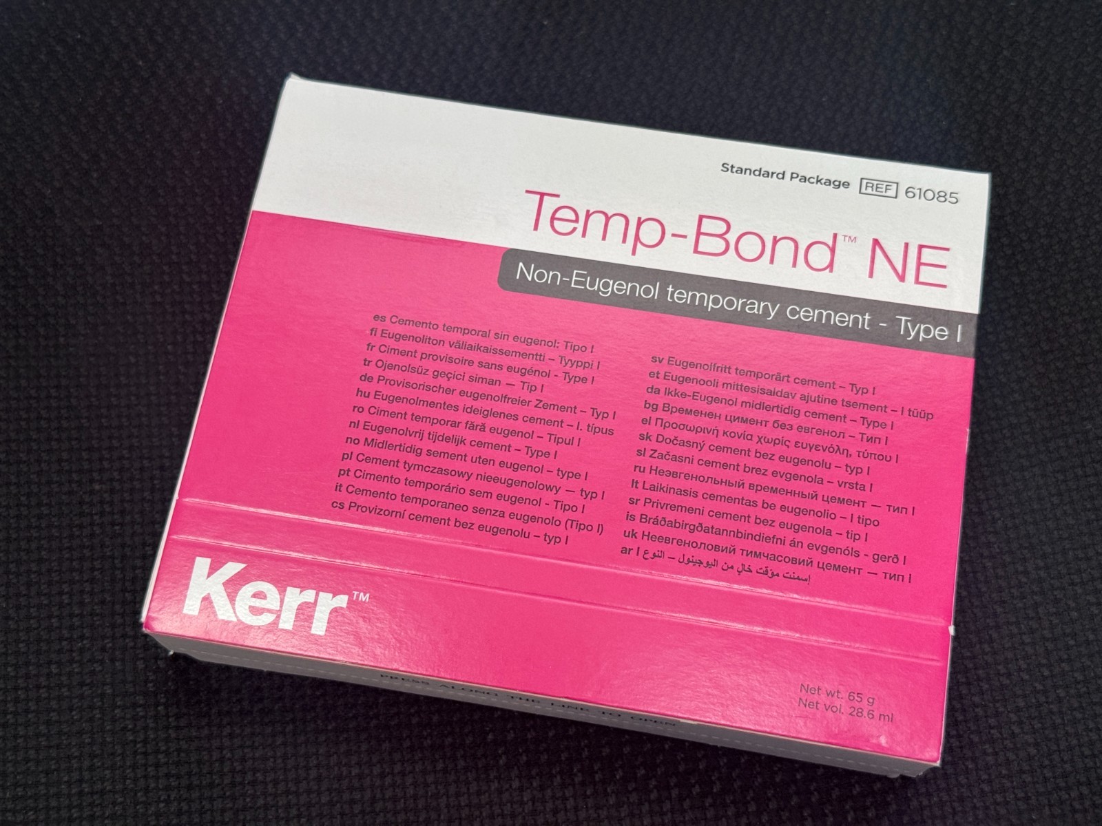 Kerr TempBond NE Tubes - 61085 - EXP 2026-11-25