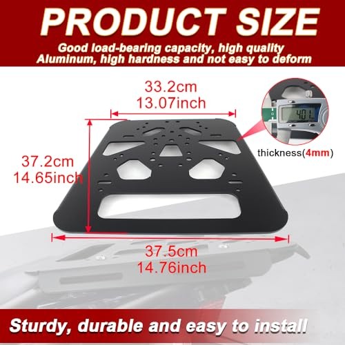 Luggage Rear Racks Fit for KLR650 2022-2025, KLR650S 2023-2025, KLR650