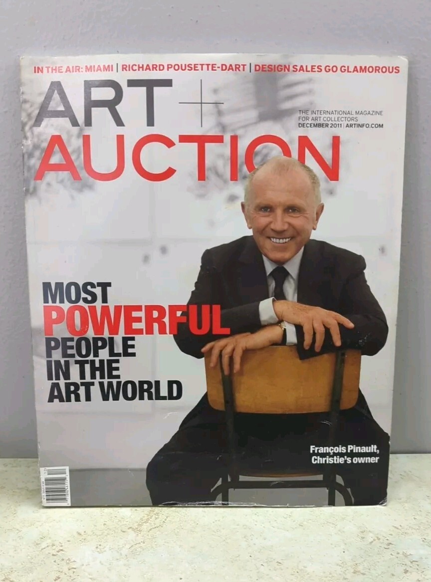Vtg Art + Auction Magazine December 2011 Art & Auction Mag For Art Collectors
