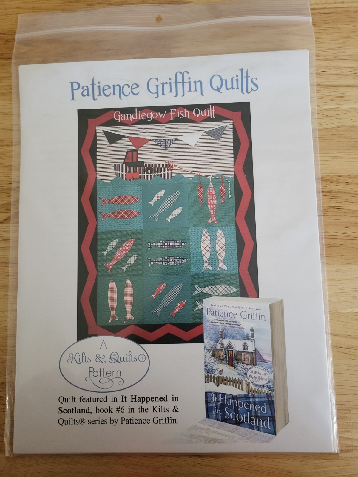 New Gandiegow Fish Quilt Quilt Pattern Patience Griffin